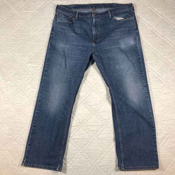 Levis 559 distressed blue‎ jeans 42X29 - Picture 1 of 6